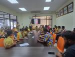 ประชุมคณะผู้บริหาร หัวหน้าส่วนราชการ พนักงาน เจ้าหน้าที่ อบต